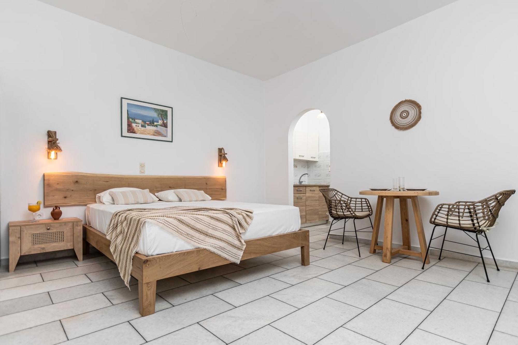 Studios Vrettos Beachfront Hotel Pláka Dış mekan fotoğraf